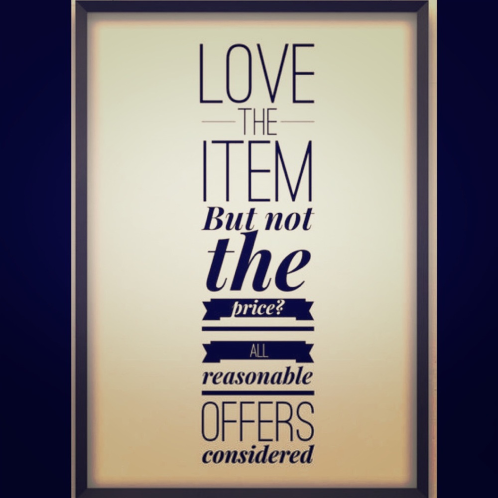 Check out my closet. Open to reasonable offers!